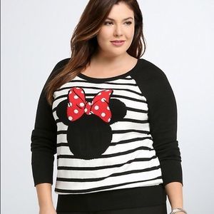 Minnie Mouse striped sweater - Torrid